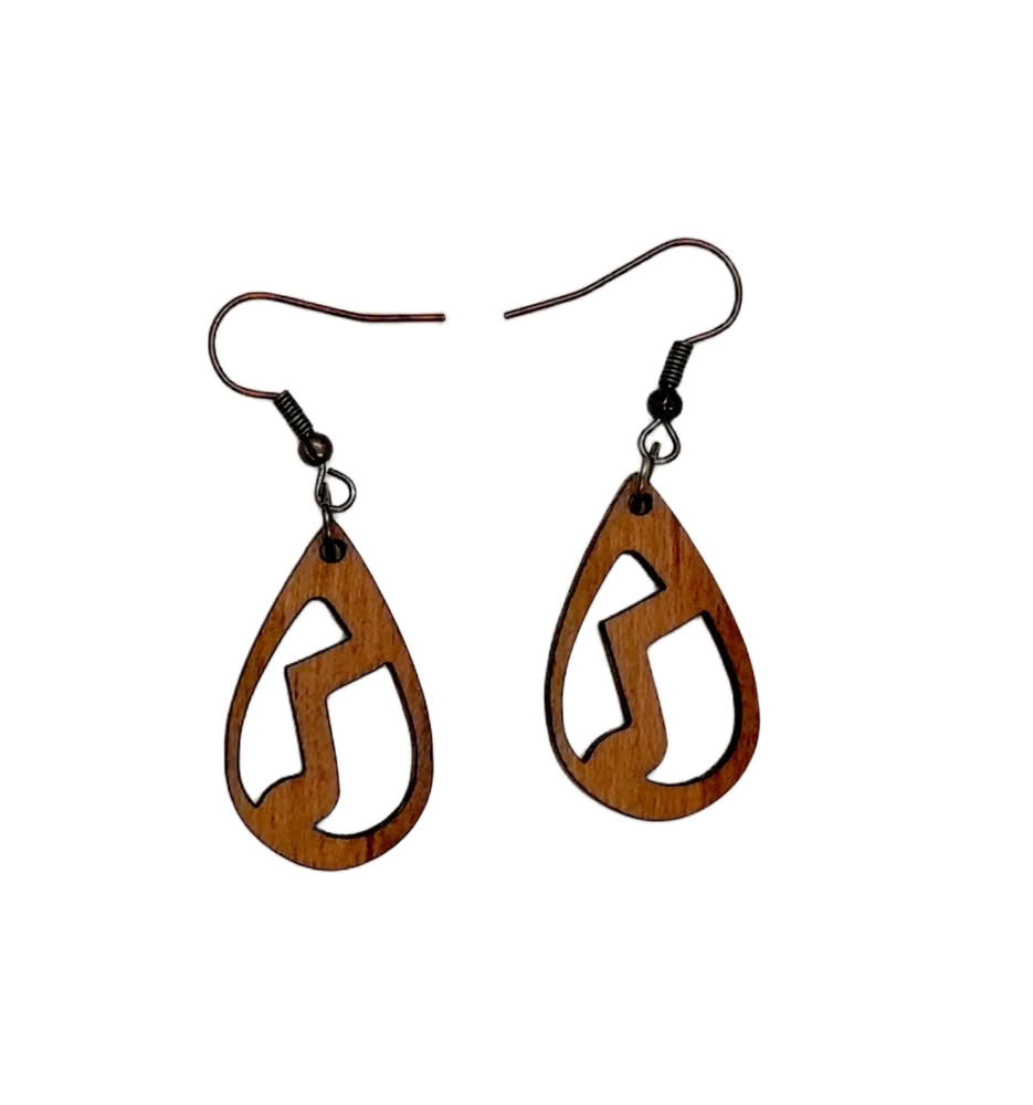 nota 2 viseči uhani