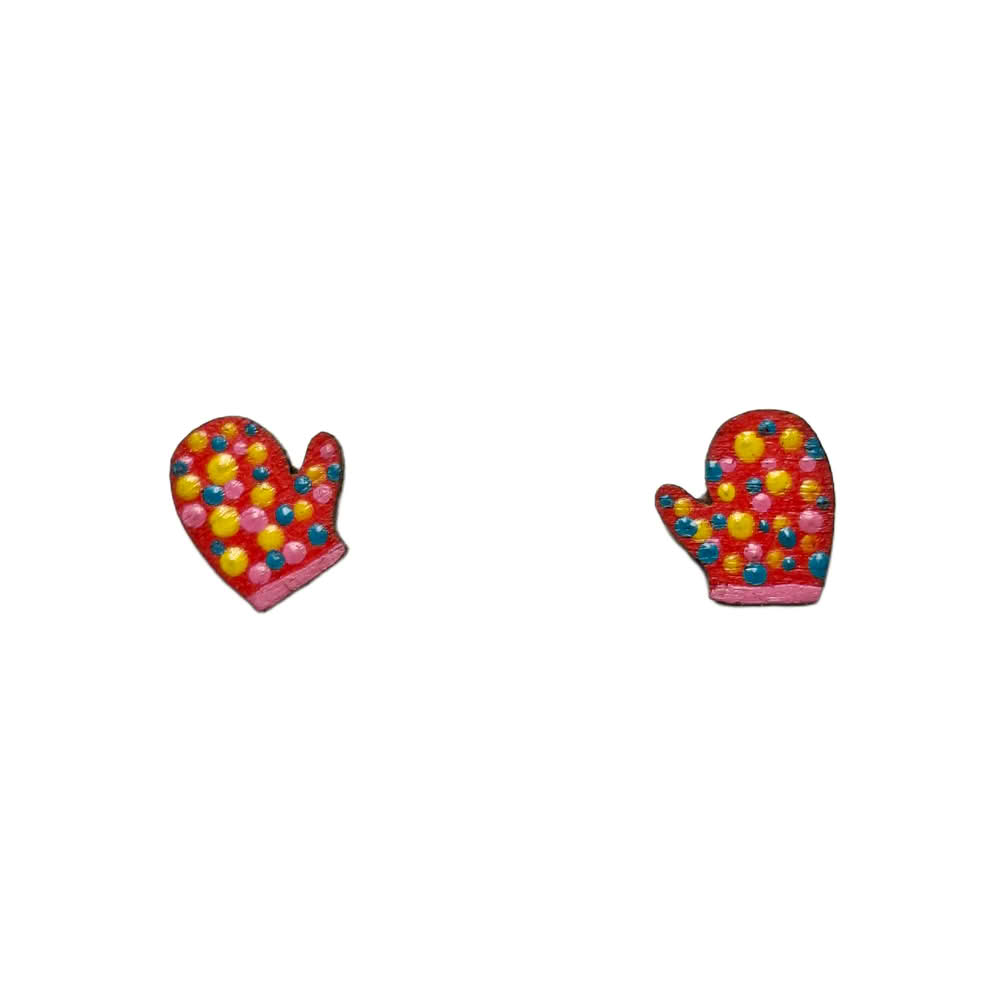 palčnik oranžni uhani